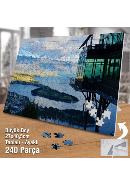 Asil Hobi - Doğa - Deniz - Dağ - Manzara Yapboz - Ayak Destekli 240 Parça Puzzle