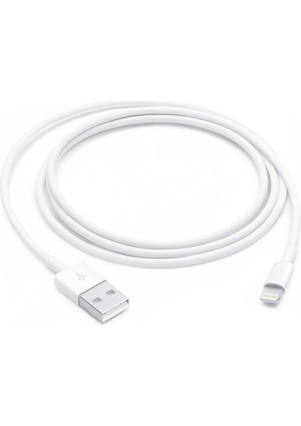 Apple iPhone Şarj Kablosu Tüm Modellerle Uyumlu Şarj Kablosu 1 Metre Lightning-Usb Şarj Cihazı Şarj Aleti