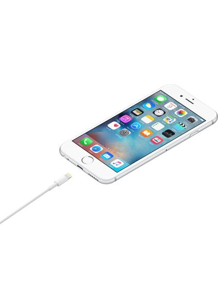 Apple iPhone Şarj Kablosu Tüm Modellerle Uyumlu Şarj Kablosu 1 Metre Lightning-Usb Şarj Cihazı Şarj Aleti