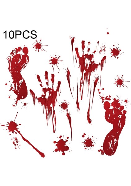 10'lu Cadılar Bayramı Duvar Çıkartmaları (Yurt Dışından)