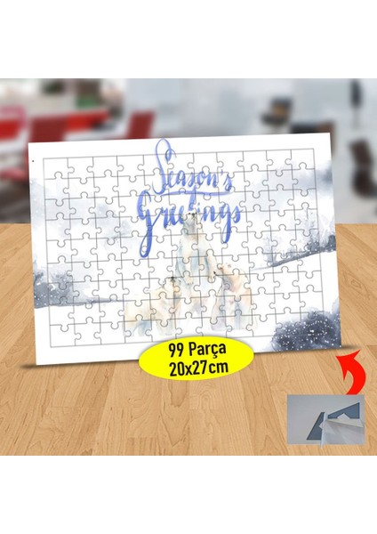 Sevimli Kutup Ayıları 99 Parça Puzzle Yapboz TABLO-53876-5652