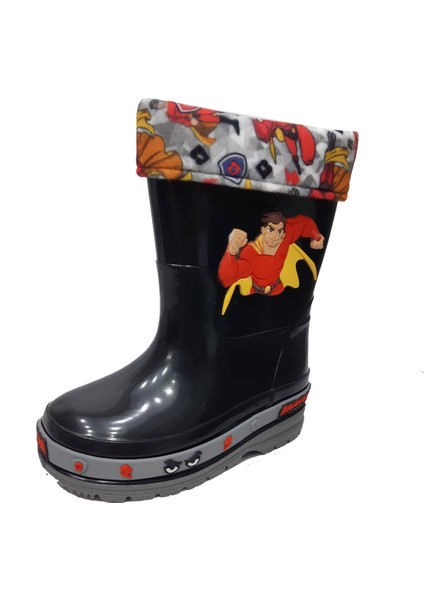 00610 Kar Kış Sıcak Astar Patik Çocuk Çizme