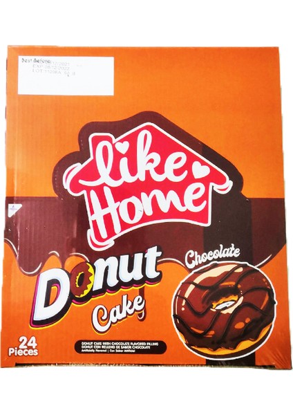 American Food Like Home Donut Çikolatalı 50 gr X4