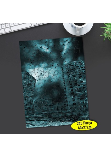 Harabe Yıkılan Binalar 240 Parça Puzzle YAPBOZ-42269762