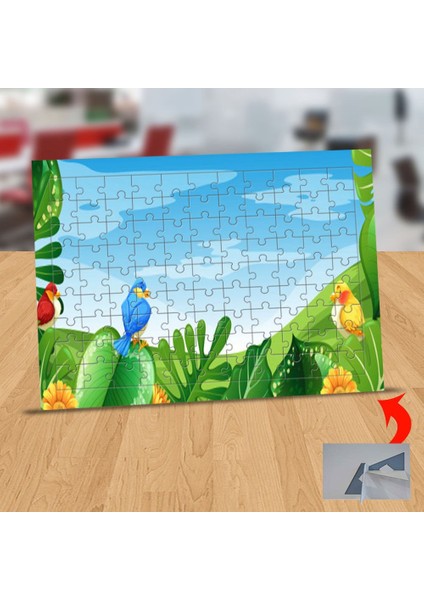 Bitkilerin Arasında Kuşlar 99 Parça Puzzle Yapboz TABLO-121658