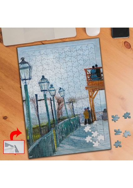 Gözlem Güvertesi, Van Gogh 240 Parça Puzzle Yapboz TABLO-8463