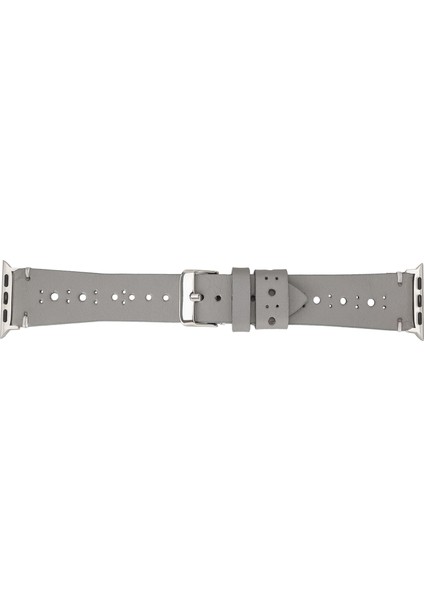 Apple Watch Uyumlu Deri Kordon 38-40-41MM Rst9-Ba8 Gri indirimleri