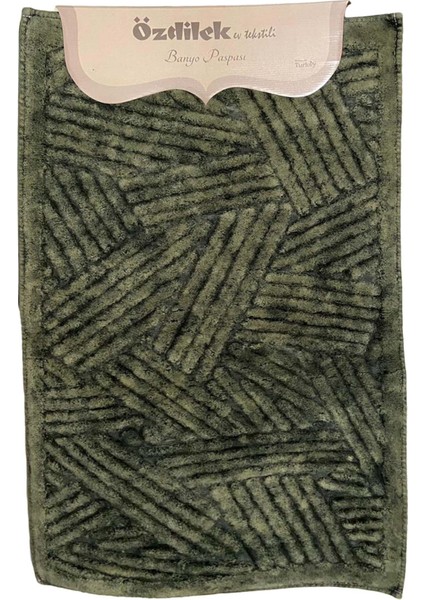 2 Li Klozet Takımı Eskitme Wavy Yeşil