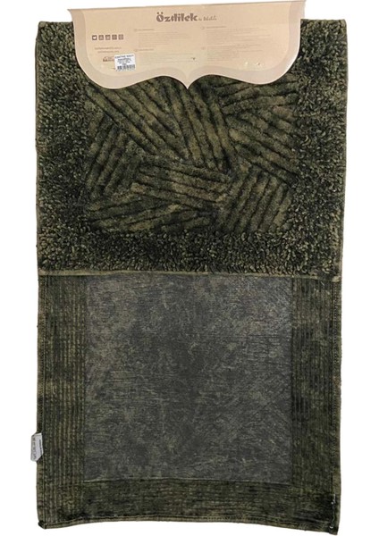 2 Li Klozet Takımı Eskitme Makarnalı Wavy Yeşil fiyatları