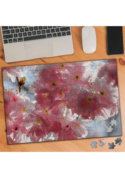 Pembe Kiraz Çiçeği Ağacı 240 Parça Puzzle YAPBOZ-KS70079