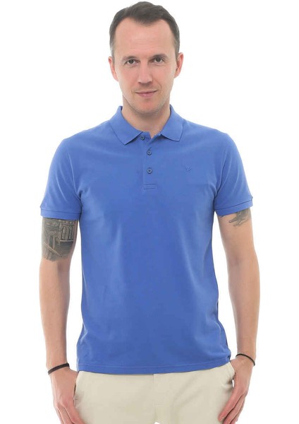Caz 4613 Polo T-Shirt Cıvıt Mavısı