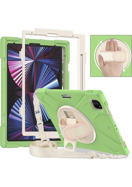 iPad Pro Için Silikon - Pc 12.9 2021 Matcha Yeşil Kılıf (Yurt Dışından) fiyatları
