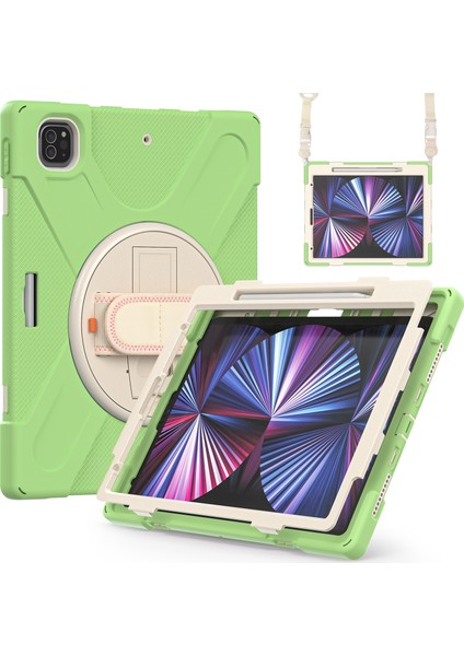 iPad Pro Için Silikon - Pc 12.9 2021 Matcha Yeşil Kılıf (Yurt Dışından) fırsatları