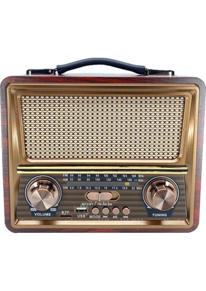Raıseng R-2055BT Retro Klasik Tasarım Bluetooth Hoparlör - Speaker