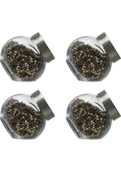 Mini Baharatlık Seti 4lü Takım 80386 Inox Kapak 200 cc