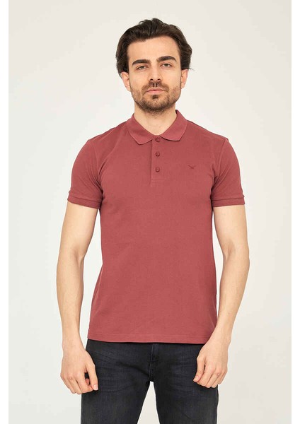 Caz 4613 Polo T-Shirt Vişne