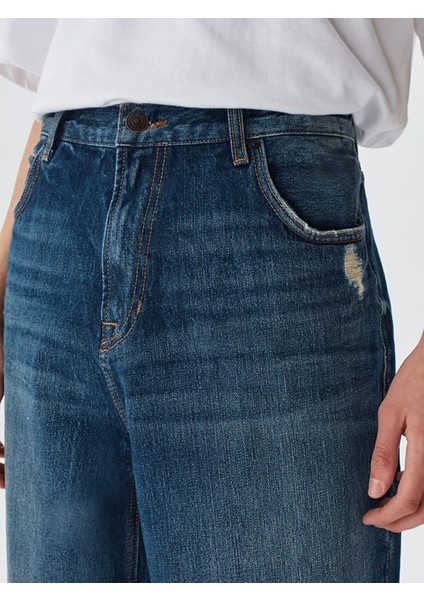 Erkek Julıan Normal Bel Rahat Kesim Loose Fit Jean Pantolon