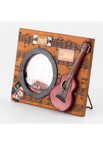 Dekoratif Metal Çerçeve Gitar Dekorlu fiyatları