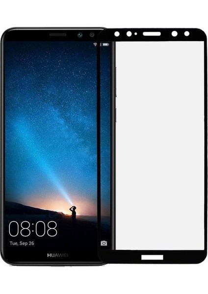 Huawei Mate 10 Lite Uyumlu Tam Kaplayan 9d Nano Parlak Seramik Esnek Ekran Koruyucu