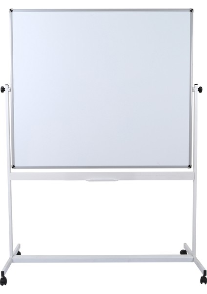 120X200 Laminat Mobil Ayaklı Tek Taraflı Yazı Tahtası Beyaz