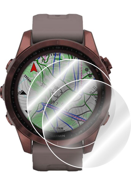 Garmin Fenix 7s 7s Solar 7s Sapphire ile Uyumlu Ipg Ekran Koruyucu (2 Adet)