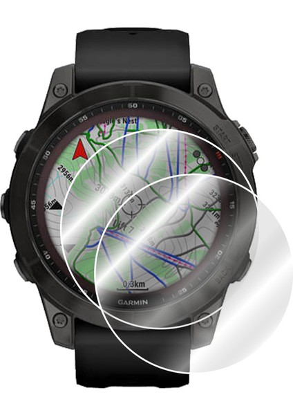 Garmin Fenix 7 7 Solar 7 Sapphire ile Uyumlu Ipg Ekran Koruyucu (2 Adet)