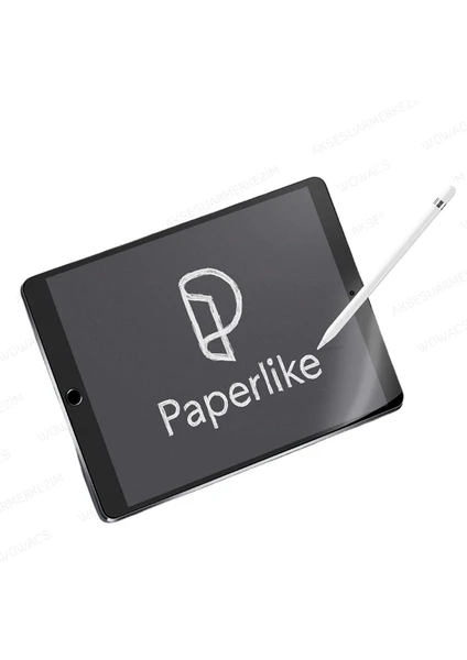 iPad 9 2021 (9.nesil) 10.2" ile Uyumlu Paperlike Kağıt Hissi Yazım Çizim Ekran Koruyucu Film