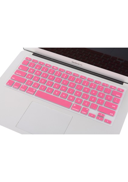 Macbook Klavye Air Pro Koruyucu (US to TR) (Eski USB'li Model 2008-2017) ile Uyumlu