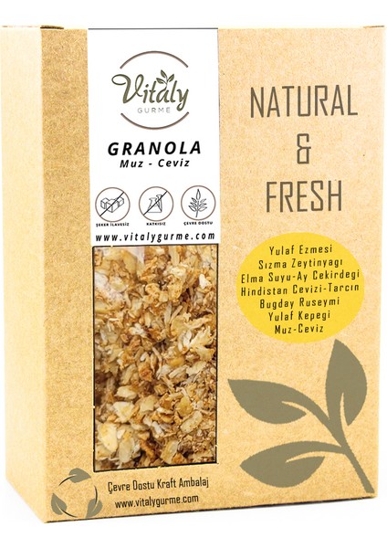 Granola Muz, Ceviz 320 gr