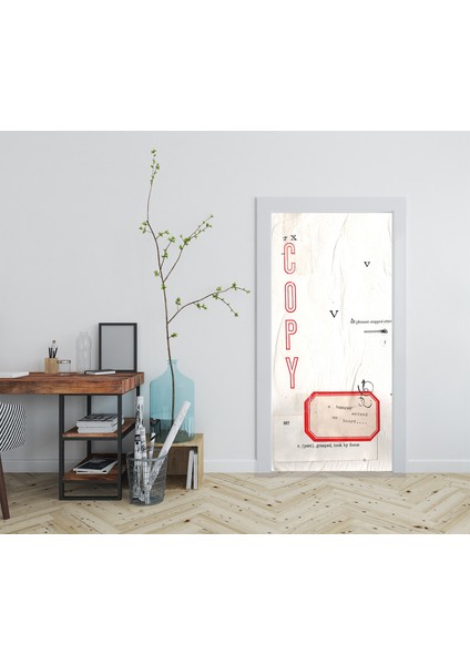 Kapı Kaplama Giydirme Folyosu Sticker 0054