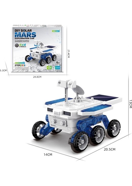 Dıy Solar Mars Keşif Arabası Oyuncak Mavi (Yurt Dışından)