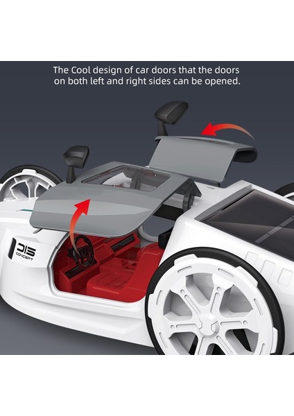 Dıy Güneş Sporları Araba Oyuncak Beyaz (Yurt Dışından)
