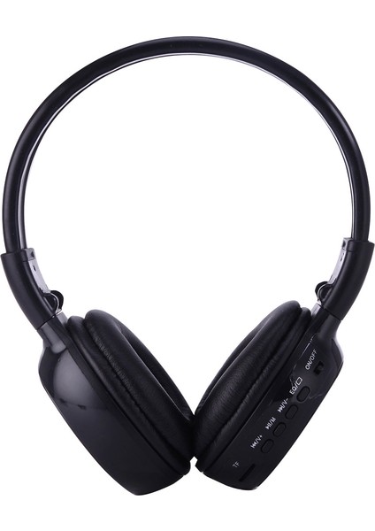 Kafa Bandı Katlanır Stereo Hifi Kulaklık (Siyah) (Yurt Dışından)