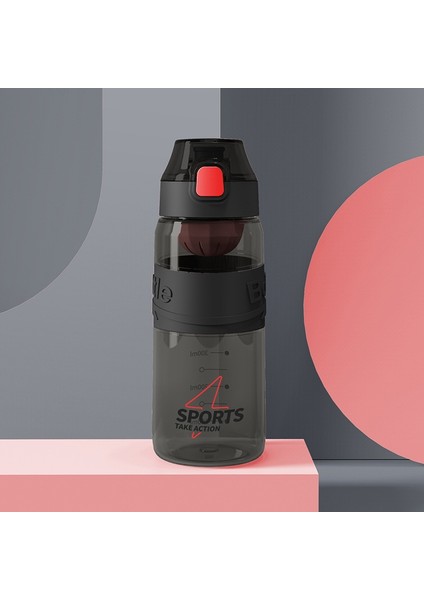 Büyük Kapasiteli Spor Kupası 720Ml Siyah Gri (Yurt Dışından)