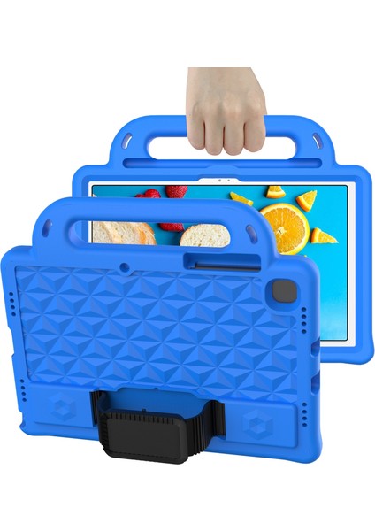 Lenovo Tab M10 Plus TB-X606 10.3 Için Eva Taşıma Çantası - Mavi modelleri