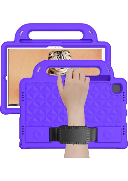 Lenovo Tab M10 Plus TB-X606 10.3 Için Eva Taşıma Çantası - Mor fiyatları