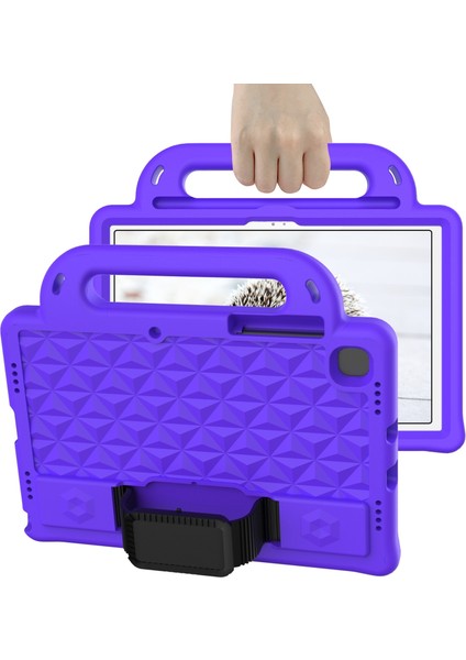 Lenovo Tab M10 Plus TB-X606 10.3 Için Eva Taşıma Çantası - Mor modelleri
