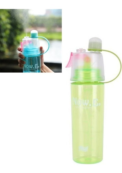 400ML Yaratıcı Sprey Su Şişesi Yeşil (Yurt Dışından)