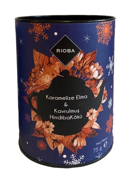 Karamelize Elma Kavrulmuş Hindiba Çayı 75 gr