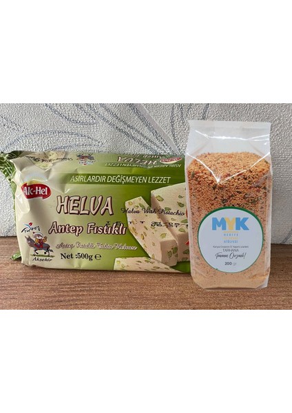 Helva Antep Fıstıklı Organik 500 gr ve 200 gr Tarhana Myk Organik fiyatları