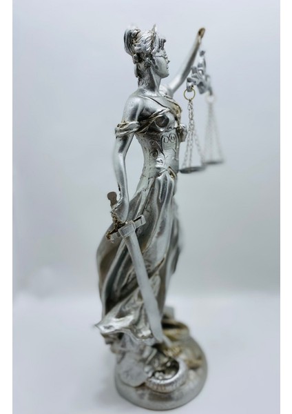 Myk Adaletin Simgesi Adalet Kadın Terazisi Themis Adalet Heykeli Gümüş modelleri