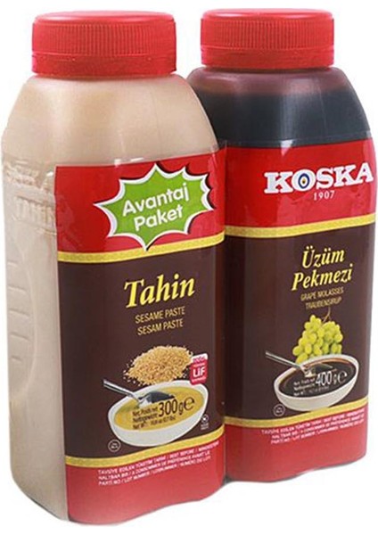 Tahin 300 gr + Pekmez 400 gr