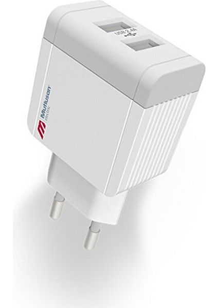 Ri-Tech 2 USB Li Şarj Adaptörü 2.4A