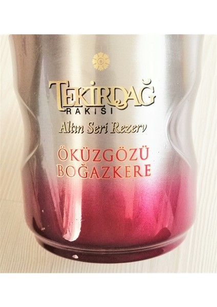 Tekirdağ Öküzgözü Buz Kovası + 2 Rakı Bardağı + 1 Ehlikeyf
