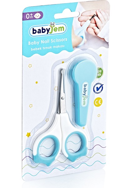 Baby Jem Babyjem Bebek Tırnak Makası-Mavi