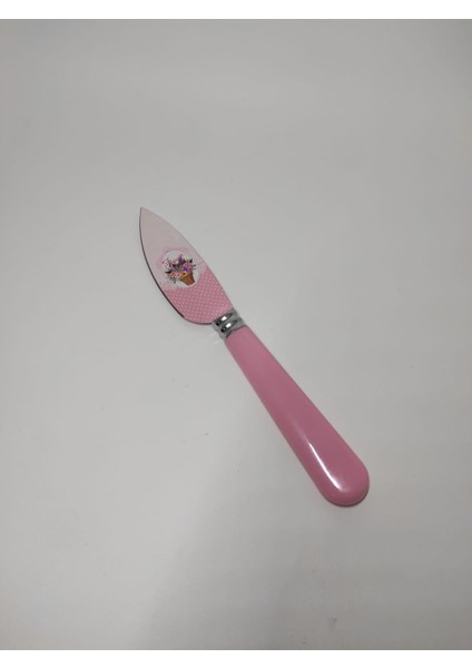 Dekoratif Çiçek Baskılı Mini Peynir Bıçağı 20 cm Mini Cheese Bıçağı Knife fiyatları