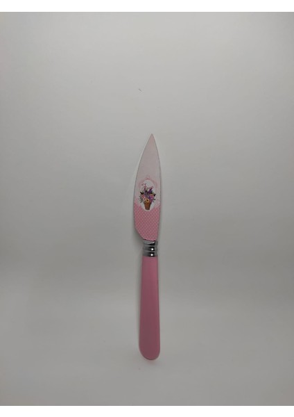 Dekoratif Çiçek Baskılı Mini Peynir Bıçağı 20 cm Mini Cheese Bıçağı Knife fırsatları