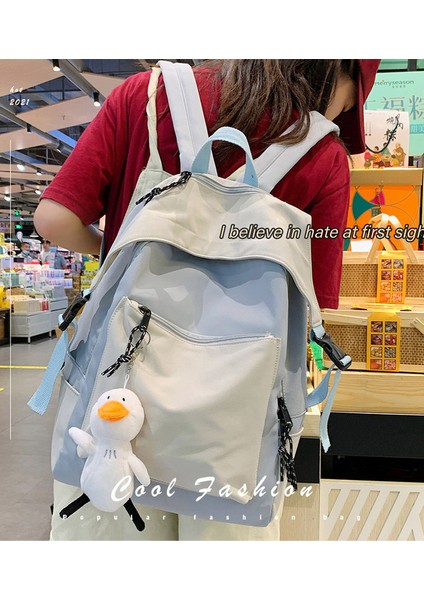 Bölmeli Siyah Sırt Çantası - Günlük / Ortaokul / Lise fiyatları