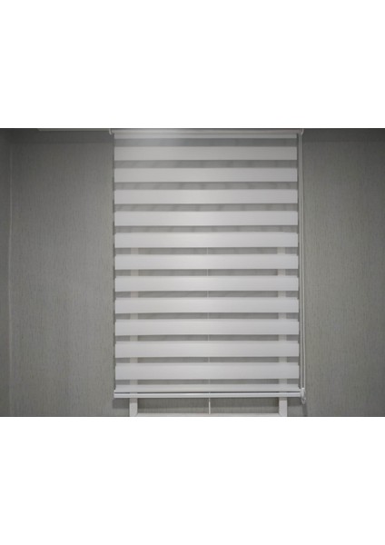 Beyaz Zebra Perde ( Düz ) modelleri