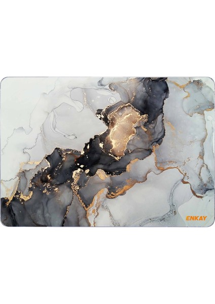 MacBook Pro 16.2 Inç A2485 2021 Için Enkay Laotop Kılıf Siyah Altın